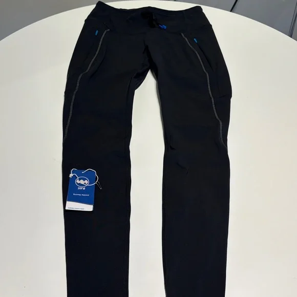 Janji Aurora Fleece Tight Insulated Leggings Black Winter Run Small - Picture 4 of 10